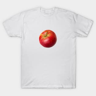 Red juicy apple. Realistic illustration T-Shirt